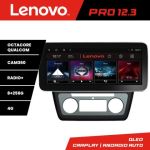 Navigatie Skoda Yeti 2009-2014 K-YETI Lenovo PRO 8+256 12.3 inch qled android 4G DSP gps internet CarStore Technology