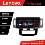 Navigatie Toyota Hilux 2008-2014 K-143 Lenovo PRO 4+64 12.3 inch qled android 4G DSP gps internet CarStore Technology