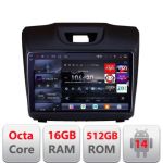Navigatie Isuzu D-Max 2015+  Edotec Kit-2234 8 core QLED 2K 16+512 360 Android Waze USB Navigatie Internet Youtube Radio v1 CarStore Technology