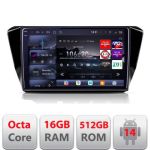 Navigatie Skoda Superb 3 2015-2017 Edotec Kit-932 8 core QLED 2K 16+512 360 Android Waze USB Navigatie Internet Youtube Radio CarStore Technology