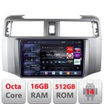 Navigatie Toyota 4runner 2009-2019 Android radio gps internet 8 core QLED 2K 16+512 360 Edotec CarStore Technology