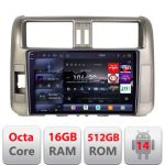 Navigatie Toyota Prado 2010-2013 Edotec Kit-347 8 core QLED 2K 16+512 360 Android Waze USB Navigatie Internet Youtube Radio CarStore Technology