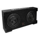 Cutie Phoenix Gold ZX28PBS dublă pasivă de 8" 250 W RMS 4 Ohm cutie pasivă pentru radiator cu ardere în jos CarStore Technology