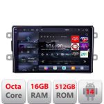 Navigatie Dacia dupa 2012 Edotec Kit-Dacia 8 core QLED 2K 16+512 360 Android Waze USB Navigatie Internet Youtube Radio CarStore Technology
