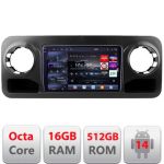 Navigatie Mercedes Sprinter 2018- Android radio gps internet 8 core QLED 2K 16+512 360GB  Edotec CarStore Technology