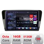 Navigatie Skoda Rapid Seat Toledo 2013+ Android radio gps internet 8 core QLED 2K 16+512 360 Edotec CarStore Technology