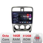 Navigatie Subaru Forester 2004-2008 Edotec Kit-FORESTER 8 core QLED 2K 16+512 360 Android Waze USB Navigatie Internet Youtube Radio CarStore Technology