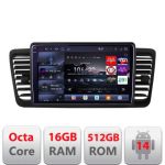 Navigatie Subaru Outback Legacy 2004-2009 Edotec Kit-SU02 8 core QLED 2K 16+512 360 Android Waze USB Navigatie Internet Youtube Radio CarStore Technology