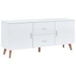 Servantă, alb, 160x40x70 cm, MDF GartenMobel Dekor