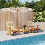 Perne pentru scaun Adirondack, 2 buc, bej, textil oxford GartenMobel Dekor