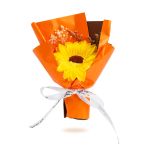 Decor cu floare artificială - floarea-soarelui - 17 x 11 x 3 cm Best CarHome