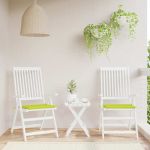 Perne scaune grădină 2 buc. verde 40x40x3 cm țesătură Oxford GartenMobel Dekor