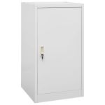 Dulap pentru șa, gri deschis, 53x53x105 cm, oțel   GartenMobel Dekor