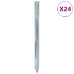 Țăruși de cort, 24 buc., 30 cm, Ø20 mm, oțel galvanizat GartenMobel Dekor