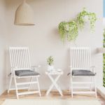 Perne de scaun, 2 buc., gri, 40x40x7 cm, textil oxford GartenMobel Dekor