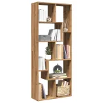 Bibliotecă/separator cameră stejar artizanal 67x25x161,5cm lemn GartenMobel Dekor