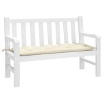 Pernă bancă de grădină, crem, 120x50x7 cm, material oxford GartenMobel Dekor