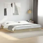 Cadru pat fără saltea stejar sonoma, 180x200cm, lemn prelucrat GartenMobel Dekor