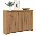 Dulap, stejar artizanal, 102x33x75 cm, lemn prelucrat GartenMobel Dekor
