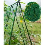 Spalier tip a pentru gradina, suport plante cataratoare, inaltime 150 cm, plasa polietilena 1,5x2,6 m MultiMark GlobalProd