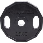 Greutate cauciucata 15kg/51mm inSPORTline Ruberton FitLine Training
