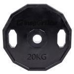 Greutate cauciucata 20kg/51mm inSPORTline Ruberton FitLine Training
