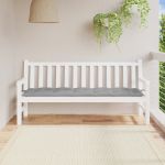Pernă bancă de grădină, gri, 180x50x7 cm, material oxford GartenMobel Dekor