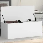 Cutie de depozitare, alb, 90x35x35 cm, lemn prelucrat GartenMobel Dekor