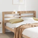 Tăblie de pat cu rafturi, 120 cm, lemn masiv de pin GartenMobel Dekor