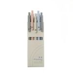 Pixuri cu Gel Colorate – 5 bucăți cu vârf fin de 0,42mm cu cerneală neagră care usucă rapid Handy KitchenServ