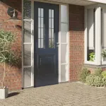 vidaXl Folie fereastră, 5 buc., mată, model curcubeu 3D, PVC GartenMobel Dekor