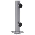 Suport de umbrelă pentru stâlp de Ø32/34/38 mm, argintiu, oțel GartenMobel Dekor