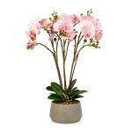 Decorațiune cu plantă artificială – Orhidee roz – 58 cm Best CarHome