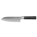 Cutit Santoku BergHOFF Orient, 17 cm, mâner PP, Oțel, Argintiu/Negru HighLine Cooking