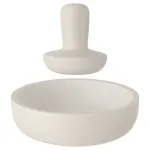Mojar cu pistil BergHOFF, 2 piese, 17 cm, Ceramică, Alb HighLine Cooking