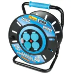 Prelungitor electric industrial, pe tambur, 3x1.5 mm², IP44, 25 m, Richmann GartenVIP DiyLine