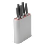 Set Cutite cu suport BergHOFF, 6 piese, Oțel, Plastic, Gri HighLine Cooking