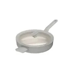 Tigaie BergHOFF Balance Moonmist, 26 cm, 2.9L, capac, Aluminiu reciclat, Sticlă, Gri HighLine Cooking