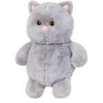 PLUS PISICA GRI 35CM SuperHeroes ToysZone