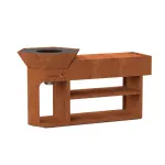 Grătar pe lemne Nestor Island Corten, Barbecook Essential GrillCooking