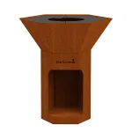 Grătar pe lemne Nestor Original Corten, Barbecook Essential GrillCooking
