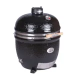 Grill ceramic cu cărbuni LeChef ProSerie 2.0 negru, Monolith Essential GrillCooking