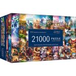 PUZZLE TREFL UFT  21000 CRONICI PAMANTESTI DE LA CREATIE LA VIITOR SuperHeroes ToysZone
