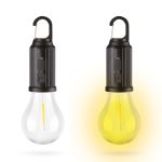 Lampa solară suspendată, formă bec, USB-C, 100 lumeni, 400 mAh Best CarHome