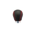 Maner schimbator de viteza universal Negru cusatura rosie  Cod: AK514 Automotive TrustedCars