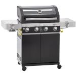 Grătar pe gaz Videro G4-S negru, RÖSLE Essential GrillCooking