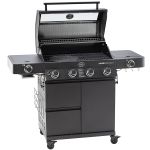 Grătar pe gaz Videro PRO G4-S negru, RÖSLE Essential GrillCooking