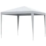 Pavilion pentru gradina/terasa, cadru metalic, pliabil, inaltime reglabila, alb, 2.7x2.7x2-2.54 m GartenVIP DiyLine