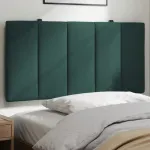 Pernă tăblie de pat, verde, 100 cm, catifea GartenMobel Dekor