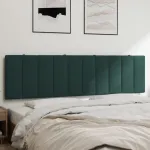 Pernă tăblie de pat, verde, 180 cm, catifea GartenMobel Dekor